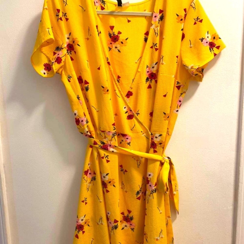 H&M Floral Wrap Dress